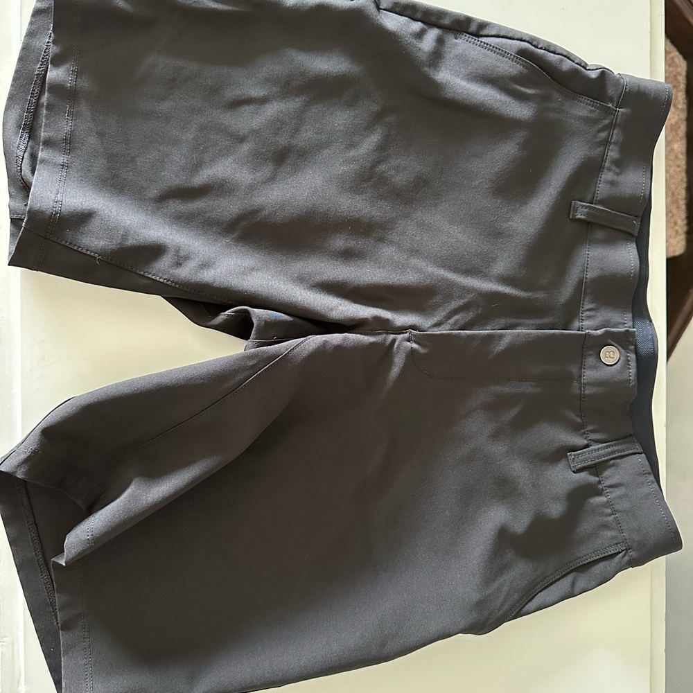 BYLT Basics Men's Flat Front Shorts - Dark Gray